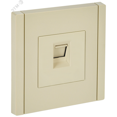 FORTE&PIANO Розетка компьютерная RJ45 кат.6 FP431 ваниль IEK