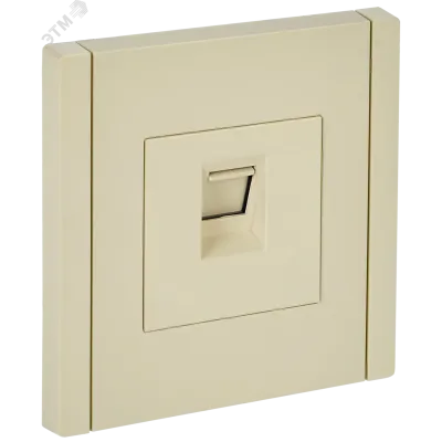 FORTE&PIANO Розетка компьютерная RJ45 кат.6 FP431 ваниль IEK