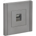 FORTE&PIANO Розетка компьютерная RJ45 кат.6 FP531 сталь IEK