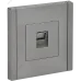 FORTE&PIANO Розетка компьютерная RJ45 кат.6 FP531 сталь IEK
