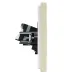 FORTE&PIANO Розетка компьютерная двойная RJ45 кат.5E FP433 ваниль IEK
