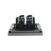 FORTE&PIANO Розетка компьютерная двойная RJ45 кат.5E FP533 сталь IEK