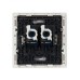 FORTE&PIANO Розетка компьютерная двойная RJ45 кат.6 FP234 белый IEK