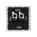 FORTE&PIANO Розетка компьютерная двойная RJ45 кат.6 FP234 белый IEK