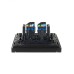 FORTE&PIANO Розетка компьютерная двойная RJ45 кат.6 FP134 черный IEK