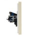 FORTE&PIANO Розетка компьютерная двойная RJ45 кат.6 FP434 ваниль IEK