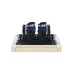 FORTE&PIANO Розетка компьютерная двойная RJ45 кат.6 FP434 ваниль IEK