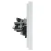 FORTE&PIANO Розетка двойная RJ11+RJ45 кат.5E FP235 белый IEK