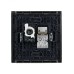 FORTE&PIANO Розетка двойная RJ11+RJ45 кат.5E FP535 сталь IEK