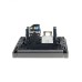 FORTE&PIANO Розетка двойная RJ11+RJ45 кат.5E FP535 сталь IEK