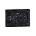 FORTE&PIANO Розетка 2-местная без заземления с защитными шторками безвинтовое крепление 10А FP125 черный IEK