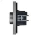 FORTE&PIANO Термостат электронный с индикацией FP552 сталь IEK