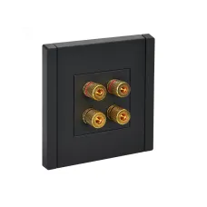 FORTE&PIANO Аудиорозетка 4-местная FP139 черный IEK