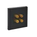 FORTE&PIANO Аудиорозетка 4-местная FP139 черный IEK FORTE&PIANO Аудиорозетка 4-местная FP139 черный IEK