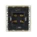 FORTE&PIANO Аудиорозетка 4-местная FP439 ваниль IEK