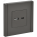 FORTE&PIANO Розетка USB A+C 18Вт FP351 серый IEK