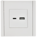 FORTE&PIANO Розетка USB A+C 3,1А FP250 белый IEK