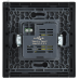 FORTE&PIANO Розетка USB A+C 3,1А FP550 сталь IEK
