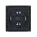 FORTE&PIANO Выключатель 1-клавишный проходной с индикацией 10А FP504 сталь IEK