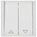 FORTE&PIANO Выключатель жалюзи 10А FP211 белый IEK