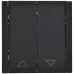 FORTE&PIANO Выключатель жалюзи 10А FP111 черный IEK