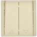 FORTE&PIANO Выключатель жалюзи 10А FP411 ваниль IEK