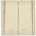 FORTE&PIANO Выключатель жалюзи 10А FP411 ваниль IEK