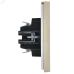 FORTE&PIANO Выключатель жалюзи 10А FP411 ваниль IEK