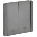 FORTE&PIANO Выключатель жалюзи 10А FP511 сталь IEK