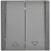 FORTE&PIANO Выключатель жалюзи 10А FP511 сталь IEK