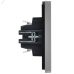 FORTE&PIANO Выключатель жалюзи 10А FP511 сталь IEK