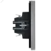 FORTE&PIANO Выключатель жалюзи 10А FP511 сталь IEK