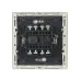 FORTE&PIANO Выключатель 2-клавишный проходной 10А FP407 ваниль IEK