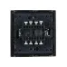 FORTE&PIANO Выключатель 2-клавишный проходной 10А FP507 сталь IEK