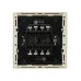 FORTE&PIANO Выключатель 2-клавишный проходной с индикацией 10А FP408 ваниль IEK