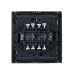FORTE&PIANO Выключатель 2-клавишный проходной с индикацией 10А FP508 сталь IEK