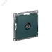 Розетка ATLASDESIGN TV проходная 4DB механизм изумруд Розетка ATLASDESIGN TV проходная 4DB механизм изумруд