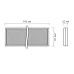Св-к офис Gauss MiR 16W CRI90 1900lm 4000K IP40 595*295*50мм призма c БАП LED 1/1,