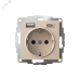 ATLASDESIGN РОЗЕТКА 16А c 2 USB A+C, 5В/2,4А/3,0А, 2х5В/1,5А, механизм, ПЕСОЧНЫЙ