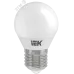 Лампа LED G45 шар 3Вт 230В 4000К E27 IEK