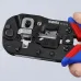 Пресс-клещи для штекеров RJ 45 3-в-1, кол-во гнезд: 1, 8-пин 8P8C, резка и зачистка кабеля, 190 мм