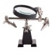Держатель Третья рука с лупой х2.5 (HT-390)