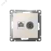 Розетка ATLASDESIGN двойная компьютерная+ТВ RJ45+TV категория 5E механизм жемчуг