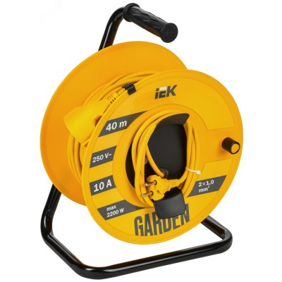 Катушка GARDEN УК40 1 место 2 P 2х1,0 мм 2.40 м