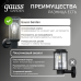 Светильник садово-парковый Gauss Vega на стену вверх 60W, 1*E27, 105*142*240мм, 170-240V / 50Hz, IP 54 (1/24)