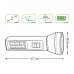 Фонарь ручной Gauss модель GFL102 2W 100lm lead acid 250mAh LED 1/10/120