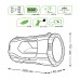 Фонарь прожекторный Gauss модель GFL703 20W 1000lm Power Bank Li-ion 10000mAh диммируемый LED 1/12