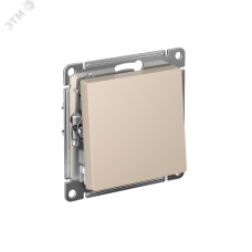 ATLASDESIGN ВЫКЛЮЧАТЕЛЬ с самовозвратом, сх.1, 10АХ, механизм, ПЕСОЧНЫЙ