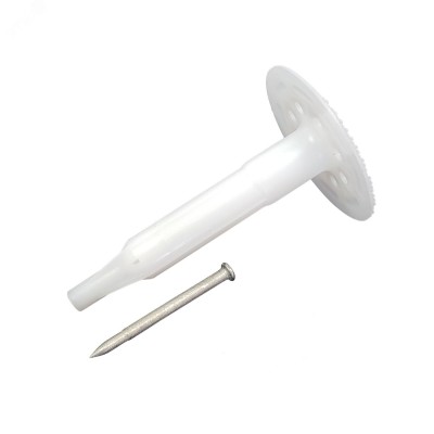 Дюбель тарельчатый с гвоздем для монтажного пистолета GNINR-180-6-IP - упаковка 50 шт (6 упак./кор.)