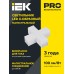 Светильник LED X-образн. 1010 12Вт 6500К 180х180мм бел. IEK